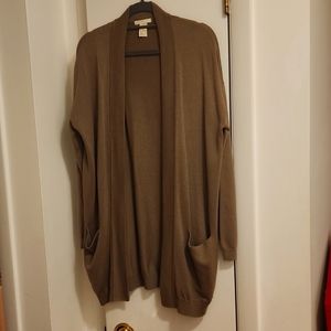 H&M Beige Long Cardigan